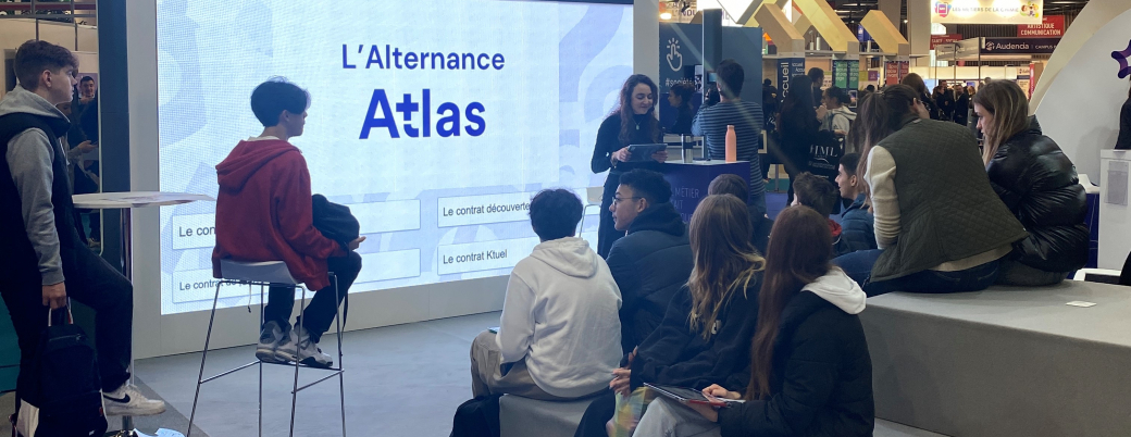 Présentation lors du Salon Aventure des Métiers 2022