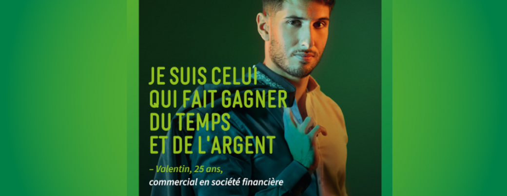 Saviez-vous qu'un commercial peut exercer en société financière ? Découvrez les métiers de la finance sur : jinvestislavenir.fr