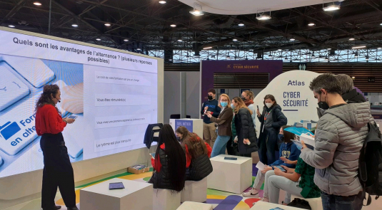 Stand d'Atlas aux Worldskills 2022