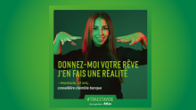 Anastazia, conseillère clientèle banque